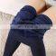 Super Elastic Warm Winter Women Velvet Knitted Seamless Slimming Winter Legging For Girls