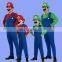 Factory direct sell super mario brothers mario costume