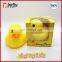 Baby bath toy vinyl rubber duck