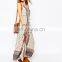 2015 Summer Design Beautiful Sleeveless women print chiffon Long dress