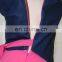 Muslim chiffon with top denim jacket gown dress for elegant ladies