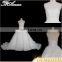 Tiamero white halter strapless backless wrapping bandage bubble ball gown wedding dress