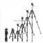 MACTREM PT55 Aluminum Alloy + ABS Camera Tripod with 3 Way 360 Degree Panhead for Canon for Nikon