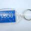 45*45mm square acrylic photo keychain