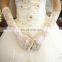 women's Newest fashion ivory fingerless lace wedding evening long Full finger bridal gloves lace wedding Hand gloves