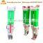 Manual seeder and garden planter with granular fertilizer applicator