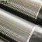 stainless steel round tube V slot filter mesh well screens pipes