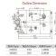 1.6KW 12V DC Motor For Electric Vehicles