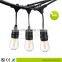 Outdoor Waterproof Vintage Edison Bulb String Lights Garden Hanging Solar Lights LED