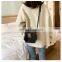 Autumn and winter small bag 2020 new Korean fashion small square bag wild hit color lock box type single shoulder handbag