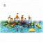 Hot sale Aqua Park, swing pool water slide playground, lager water park play equipment fiberglass water slide