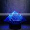3D pyramid led lamp 7 Colors Change USB LED Table Desk Light with Touch Control