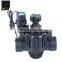 electric magnetic plastic valve  irrigation solenoid 1.5"  3/2"   DN40 150P remote flow control 24V DC AC Latching