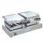 Best Double Authentic Waffle Baker Machine Commercial 220v Iron Temperature Control Belgian Waffle Maker