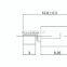 4mm 3V 9000rpm Length 12mm NdFeB magnet DC Coreless motor