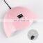 Best selling ABS electric portable 54W LED UV nail lamp cheap best gel Nail polish dryer nail art salon at home