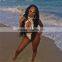 2016 brand print letter sey women bikini set retro bandage swimsuit fashion printting letter halter top swimwear bathing suit