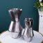 Silver Gilt Twist Creative Ceramic Vase Table Art Decoration For Home Office Shopping Mall