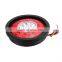 4PCS 19 LED Truck Lorry Brake Lights Stop Turn Tail Lamp Black Rubber Turn Signal Stop Lights
