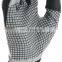 Anti slip construction grey new microfiber mechanic work gloves
