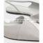 Ladies high fashionable flats cheap price high quality asymmetric with back elastic flat sandals shoes