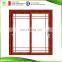 enter door aluminum red cherry wood grain door