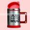 Custom Made Stainless Steel Heating Spinning Coffee Automatic Mug Self Stirring Mug