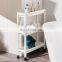 Slim Slide Out Storage Tower Rack Mesh Rolling Organization Serving Cart Shelf Narrow Spaces gap storage rolling trolley cart