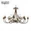 HUAYI Europe Style Indoor Decoration Lighting For Restaurant Villa Bar Retro Ceiling Chandelier