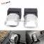 Texture Black Steel  Rear Bumper, Without LED Light, with Decoration plates on the sides, for Jeep Wrangler JL 17+