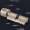 anti-theft rust-proof dust-proof round thumbturn single open euro profile brass lock cylinder