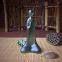 Crystal Liuli Zen CultureTable Decorative Abstract Zen Garden Little Monk Statues - Meditation for Desk