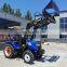 Сельскохозяйственный трактор Mini Farm Tractor Agricultural MAP50 4WD с фронтальным погрузчиком, китайский колесный трактор с коробкой передач