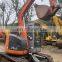 Cheap used Hitachi ZX75U mini  crawler excavator on sale