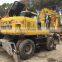 Original Japan Komatsu PC160-7 Wheel Excavator Price Low