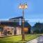 Outdoor Simple Landscape Lighting IP65 Villa Community Strong Iron Pole Road Lamp 2M-3.5M Model Solar Power Led Garden Light