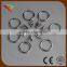 1 inch (25mm) chrome curtain pole ring with clips
