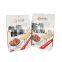 Custom printed  Nueces  stand up zipper  packaging bags plastic aluminum foil flat bottom pouch