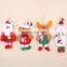 2023 Happy New Year Christmas Ornaments DIY Xmas Gift Santa Claus Snowman Tree Pendant Doll Hang Decorations for Home Noel Natal