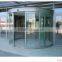 Hotel exterior doors aluminum automatic curved doors manufacturers