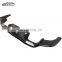 F87 M2 Carbon Fiber V Style Rear Diffuser With LED Light For BMW M2 F87 Rear Bumper Lip