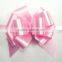Romantic and Charming Purple Satin Pom-Pom Butterfly Ribbon Pull Bow for Decoration