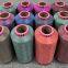 Polyester AB yarn DTY100D/144F 150D/144F/2 S+Z black+white melange colors yarn