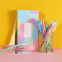 17pcs Colourful Makeup Brush Premium Gift Kabuki Foundation Blending Tools Face Powder Blush Brush Rainbow Makeup Brush Set