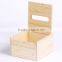 natural wood tissue box wholesale