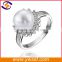 Wholesale alibaba fashion wedding dress silver pearl ring designs for men