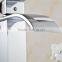Waterfall Bathroom Wall Mounted Faucet Chrome