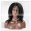 Hot afro kinky straight human hair lace front full lace silk top wig