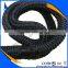 bundle packed nylon polyester black white dock rope line for ship and boat