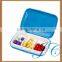 Promotional household rectangular pill box, plastic mini storage case